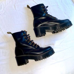 LEONA WOMEN'S VINTAGE SMOOTH LEATHER HEELED BOOTS